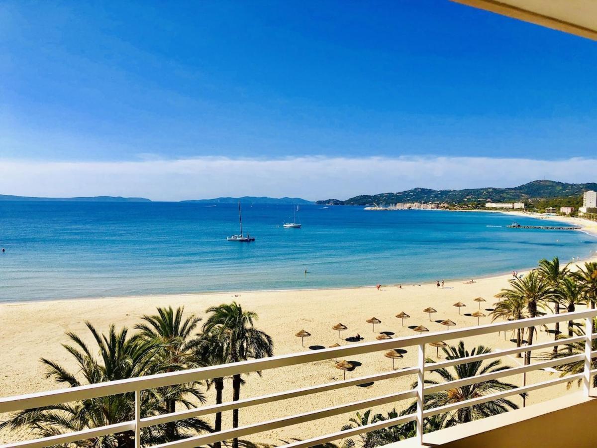 T3 Front De Mer Dernier Etage Vue Mer Petit Havre De Paix Pour Vos Vacances Emplacement Unique Vue Mer Panoramique A 180 Degres Pour Ce T3 En Face De La Plage Front De Mer Vue Sur Les Iles 5 Et Dernier Etage Avec Ascenseur Le Lavandou Exteriör bild
